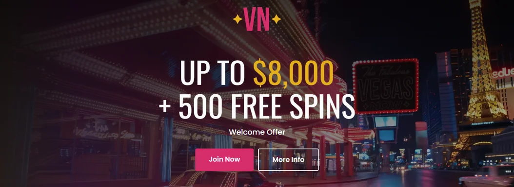 Browse VegasNow Casino slots